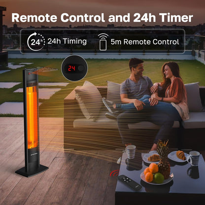 1500W Portable Tower Infrared Heater