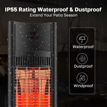 1500W Portable Tower Infrared Heater