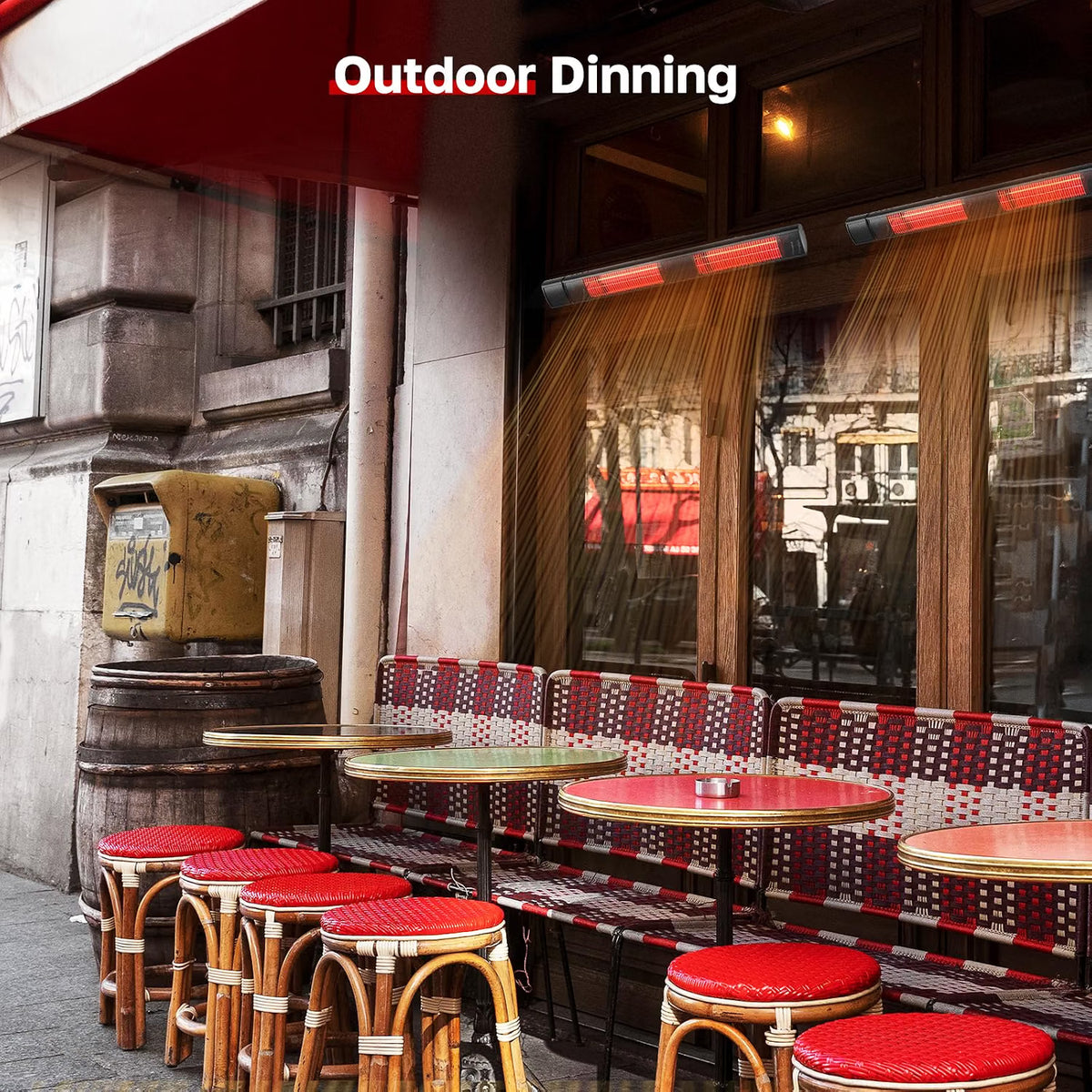 Outdoor Heater for Patio, Garage 3000 W  240V with Remote